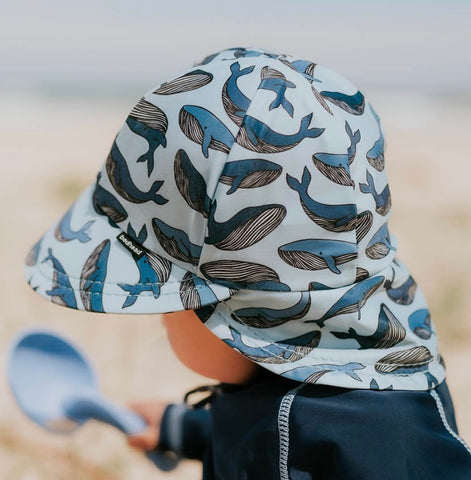 Boys Kids Swim Legionnaire Beach Hat- Whale SS22