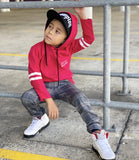 Red Hooded Tee