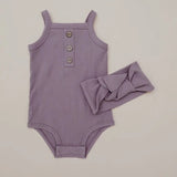 Lilac Rib Singlet Bodysuit SS21