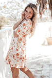 Petal Empire Waist Ruffle Womens Dress SS21