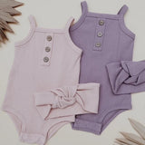Lilac Rib Singlet Bodysuit SS21