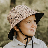Boys Heritage Explorer Kids Reversible Sun Hat Terrazzo/ Ebony SS21