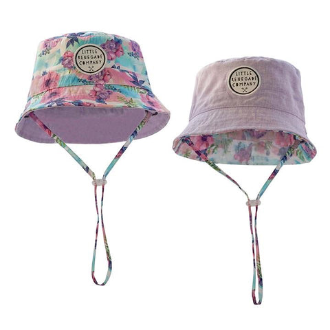 Pastel Posies Reversible Bucket Hat