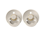 BIBS Colour- Size Two | Sand (Light Grey) 2pack