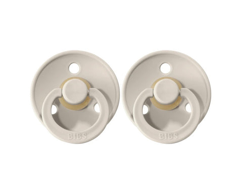 BIBS Colour- Size Two | Sand (Light Grey) 2pack