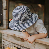 Heritage Explorer Kids Reversible Sun Hat- Simpson/ Steel