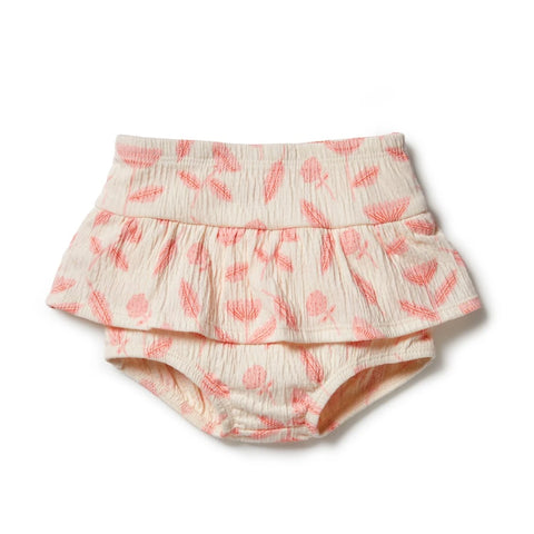 Billie Fleur Crinkle Cotton Ruffle Nappy Pant SS21
