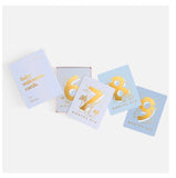 Baby Milestone Cards- Powder Blue