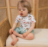 Dino Organic Short Sleeve Bodysuit SS22