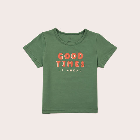 Good Times Tee- Grass