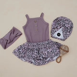 Lilac Rib Singlet Bodysuit SS21