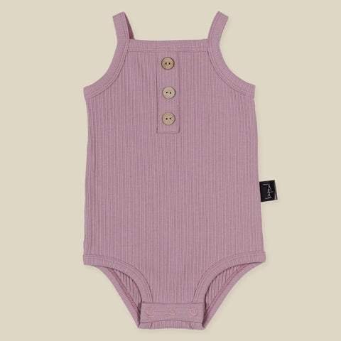 Lilac Rib Singlet Bodysuit SS21