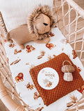 Lion & Sunrise Gold Reversible Milestone Cards