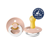 BIBS Colour Night Glow- Size 1 | Blush 2pack