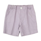 Toby Linen Shorts- grey