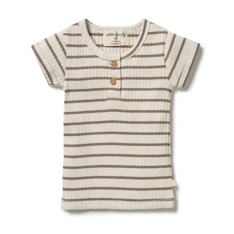 Hazelwood Ercu Organic Stripe Rib Top SS21