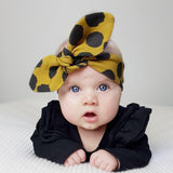 Mustard Monochrome Top Knot Headband
