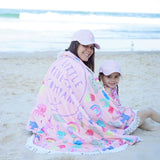 Unicorn Friends Round Towel