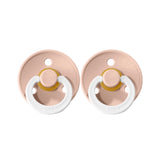 BIBS Colour Night Glow- Size Two | Blush 2pack