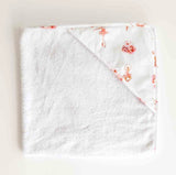 Ballerina Organic Hooded Baby Towel d