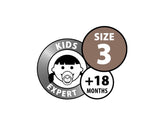 BIBS Colour - Size Three | Sand (Light Grey) 2pack