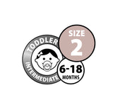 BIBS Colour Night Glow- Size Two | Vanilla 2pack