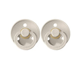 BIBS Colour- Size One | Sand (Light Grey) 2 pack