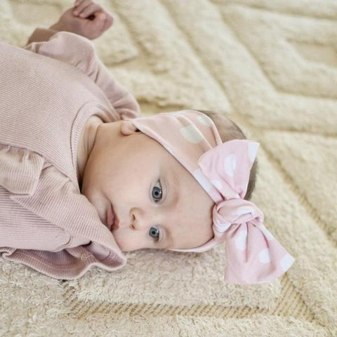 Blush Confetti Bow Knot Headband