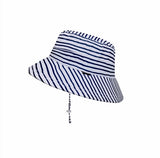Kids Beach Hat Bucket UPF50+ Stripe Print