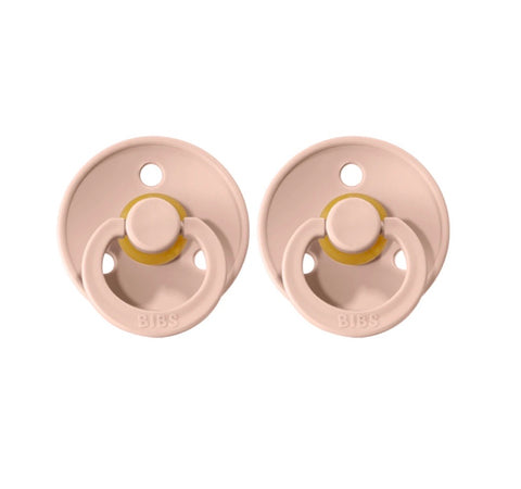 BIBS Colour- Size One | Blush 2 pack