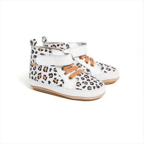 Hi-Top White leopard