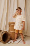 Rainbow Eggshell Drop Back T-shirt