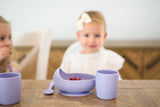 Lilac Limited Edition Silicone Bowl & spoon set