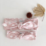 BLUSH CONFETTI TOP KNOT HEADBAND