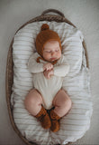 Bronze Merino Wool Bonnet & Booties