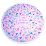 Unicorn Friends Round Towel