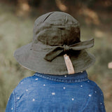 Heritage Explorer Kids Reversible Sun Hat- Mallee/ Olive