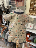 Beau Wrap Romper- Beau Print
