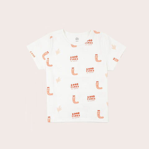 Go Places Tee- White