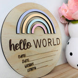 Hello World Rainbow Pastels