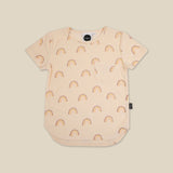 Rainbow Eggshell Drop Back T-shirt