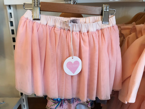 Blush tutu skort