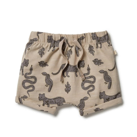 Azzad Organic Tie Front Short- organic slub cotton SS21