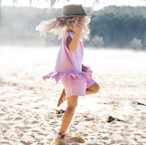 Lilac Curved Shorts SS21