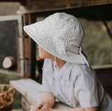 Heritage Explorer Kids Reversible Sun Hat- Finley/ Blanc