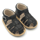 Zoe Sandal- Black (enclosed shoe)