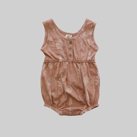 Botanic Print Bubble Romper