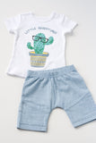 Woven chambray shorts BUB16-611