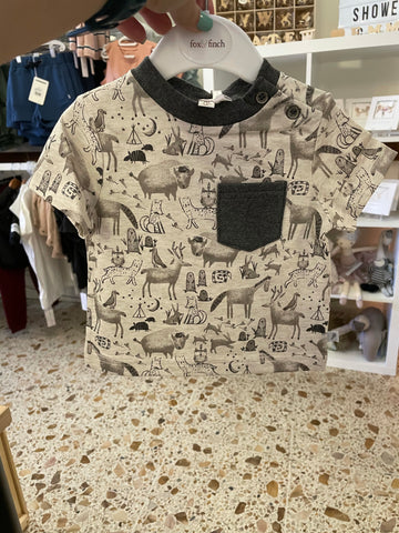 Go West Critters Tee- Critters