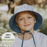 Boys Heritage Explorer Kids Reversible Sun Hat Sprig/ Steele SS21